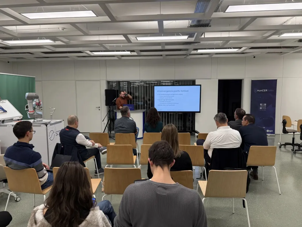 Az októberi kiberbiztonsági meetup résztvevői.