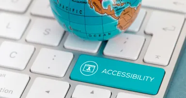 Billentyűzet rajta accessibility felirattal