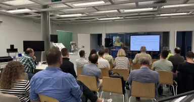 A HunCERTalks szeptember résztvevői.