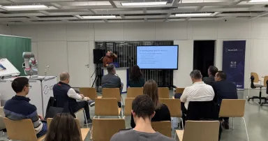 Az októberi kiberbiztonsági meetup résztvevői.