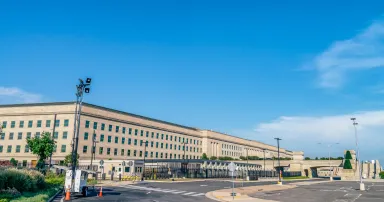 WASHINGTON DC, USA: The Pentagon is the headquarters of the United States Department of Defenses one of the world’s largest office buildings designed by architect George Bergstrom