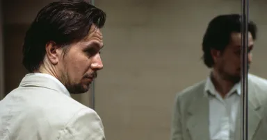 Actor Gary Oldman in a scene from the movie "Leon."