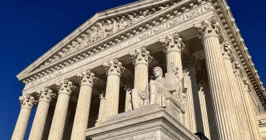 <p>The U.S. Supreme Court building is seen in Washington on Jan. 26, 2022. (Photo by Chip Somodevilla/Getty Images)</p>