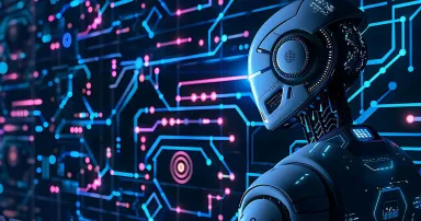AI and Cybersecurity: Depict a scenario where AI systems conduct