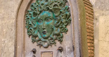 Fountain of Medusa in Nemi