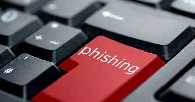 phishing red keyboard
