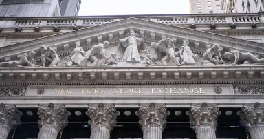 New York Stock Exchange NYSE at Wall Street