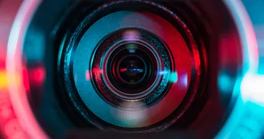 Security camera lens