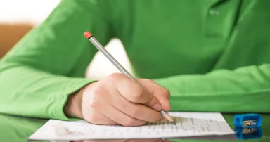 student-writing-essay