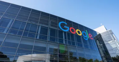 Google sign is seen at Googleplex, the corporate headquarters complex of Google and its parent company, Alphabet, Inc., in Mountain View, California.