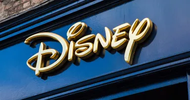 The sign for a Disney retail store.
