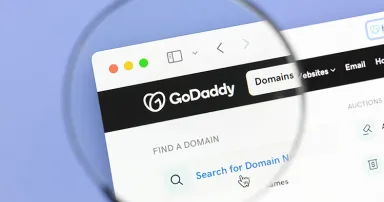 GoDaddy webpage. GoDaddy Inc. is an American publicly traded Internet domain registrar and web hosting company.