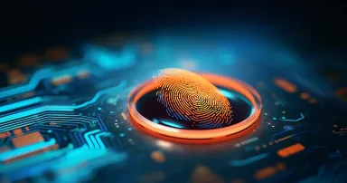 Digital fingerprint scanner, scan biometric identity and access