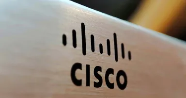 Logo of CISCO, an American multinational digital communications technology conglomerate corporation headquartered in San Jose, California.