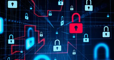 Cybersecurity hologram and lock circuit, cyberattack and protection